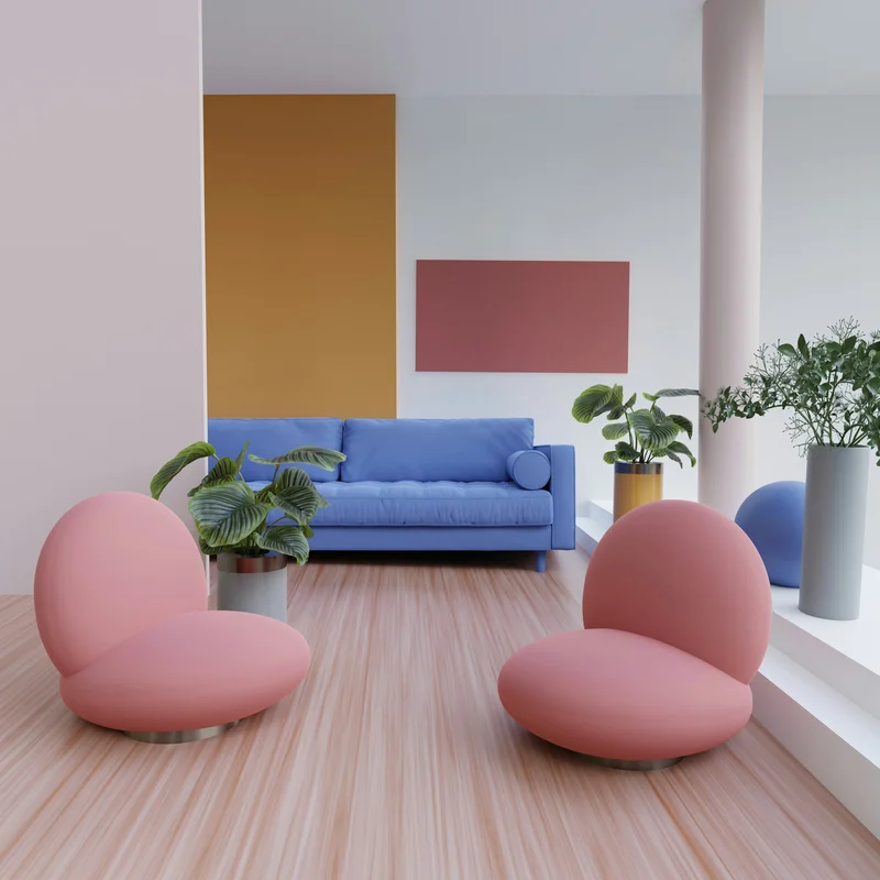 Interieurtrends 2025: van organisch design tot gedurfde kleur